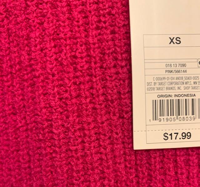 A New Day - Woman Pink Sweater XS